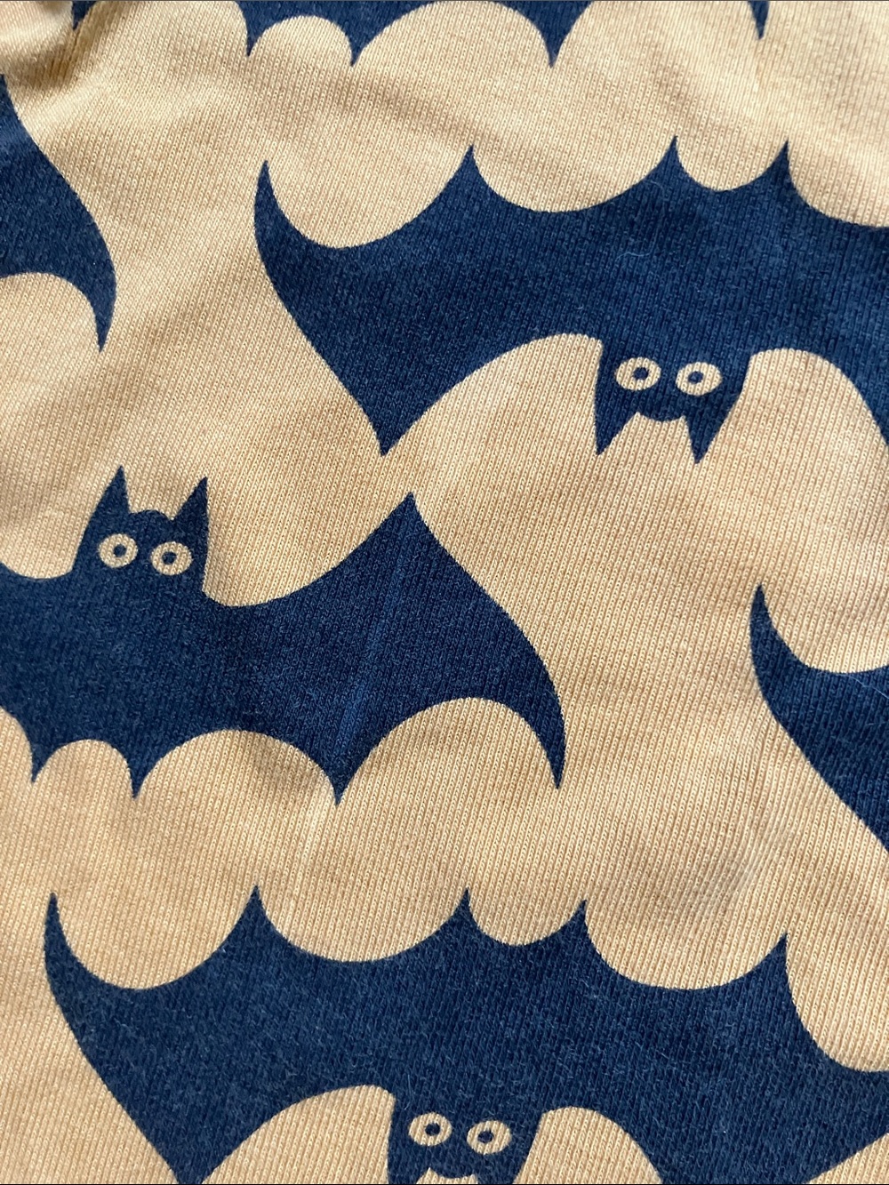 GUC Hanna Andersson Bat Halloween Long Sleeve Pajamas size 5 - Picture 3 of 5